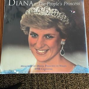 Vintage 1998 Princess Diana Sealed Calendar